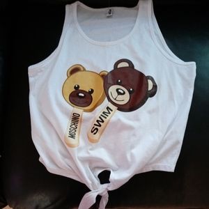 Moschino swim tank us xsmall